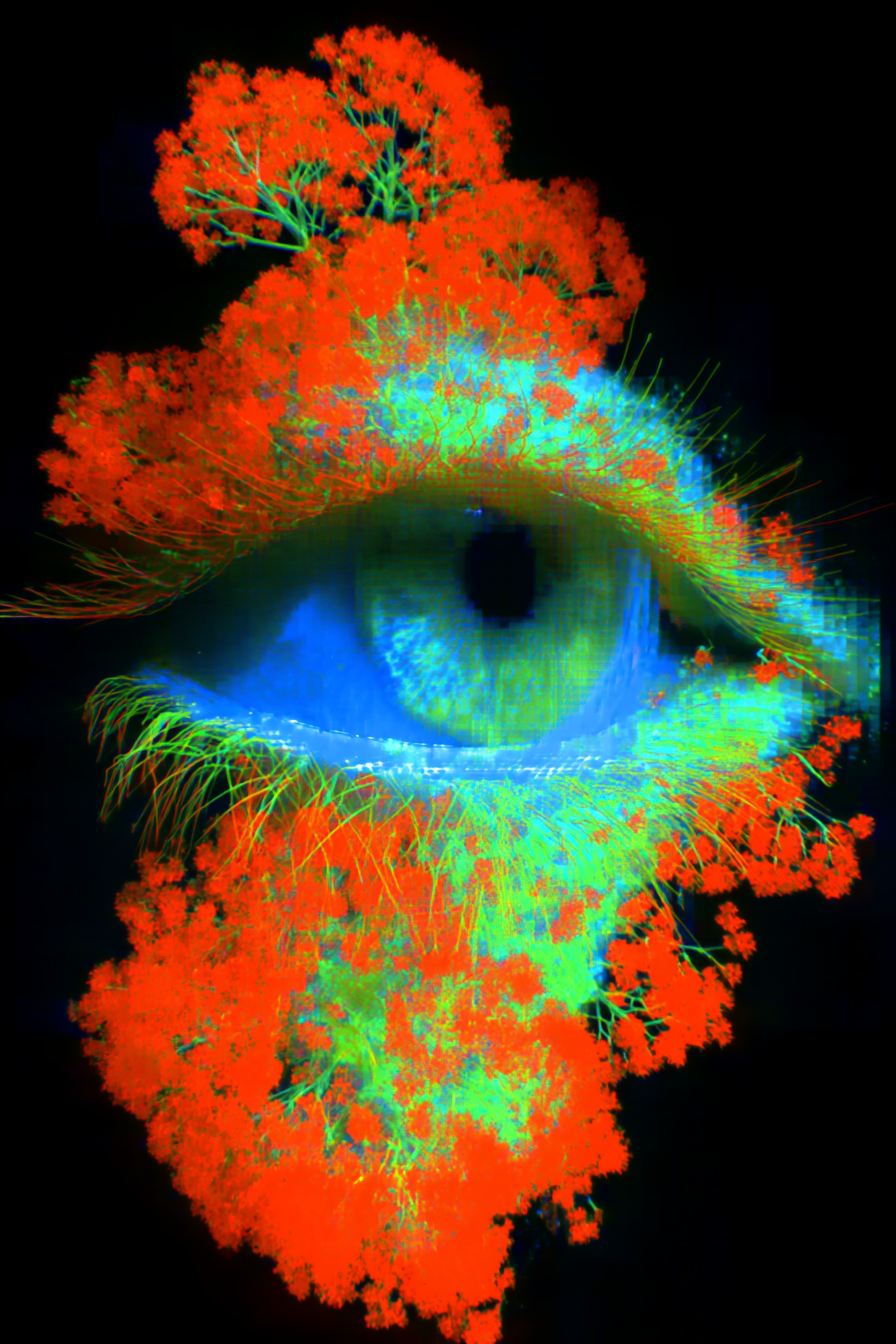 Midjourney generated image using SREF code Chromagel: 