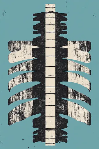 Midjourney generated image using SREF code Geometric Reverie: A black and white illustration of a tire tread.