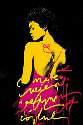 Midjourney generated image using SREF code Glyphfizz: A woman in a pink dress with a black background.