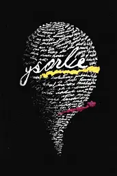 Midjourney generated image using SREF code Glyphfizz: A black and white image of a speech bubble with the word ysorle written on it.