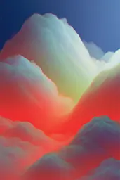 Midjourney generated image using SREF code Chromalume: A picture of a colorful sky with clouds in the background.