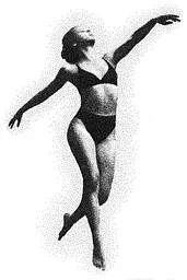 Midjourney generated image using SREF code Dotquake: A black and white drawing of a woman in a bathing suit.
